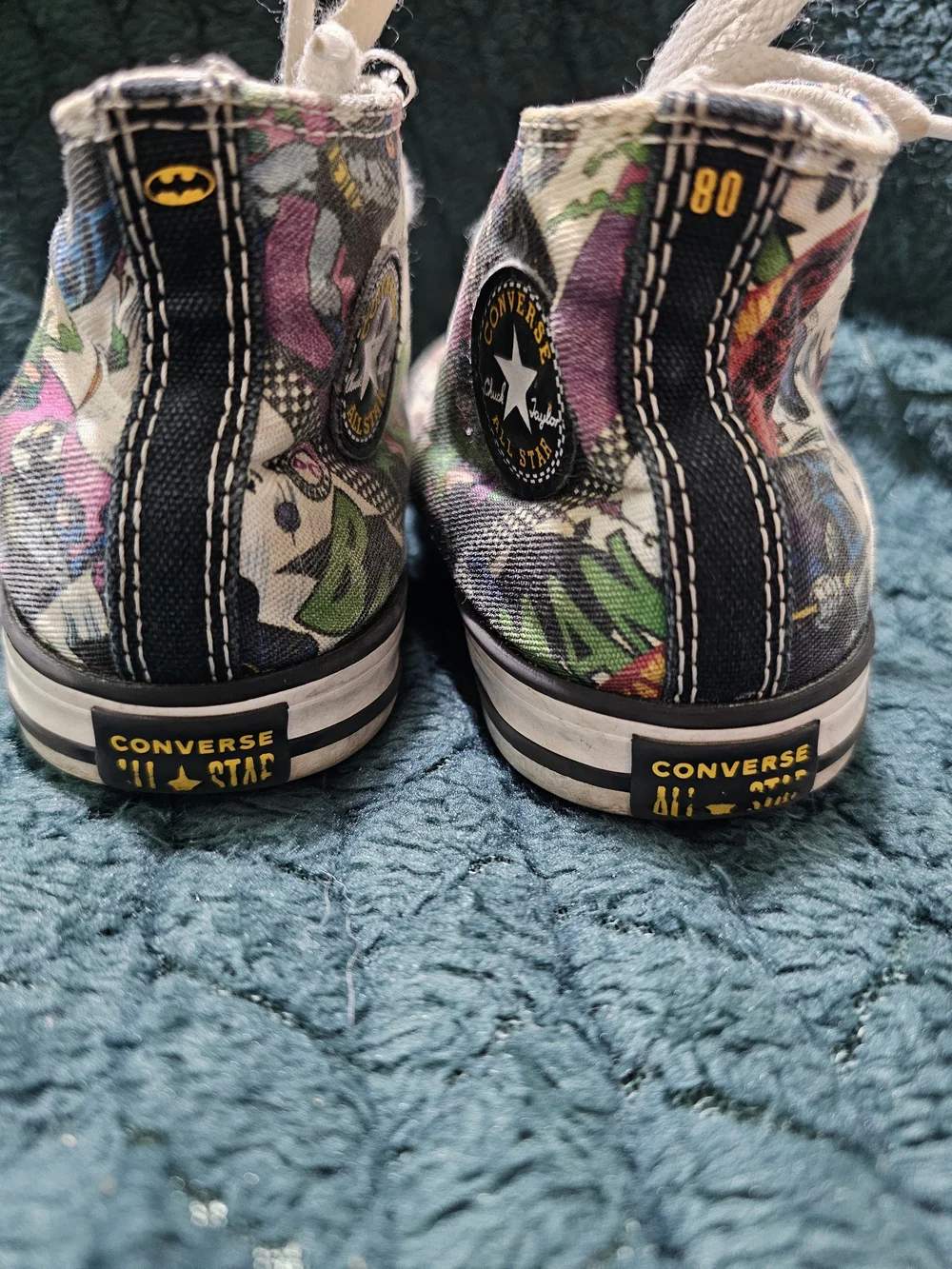 Converse Chuck Taylor All Star High-Top in Black, White, Green, Purple